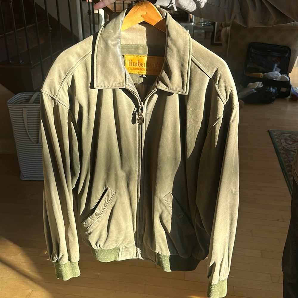 Vintage Timberland Weathergear Leather Jacket